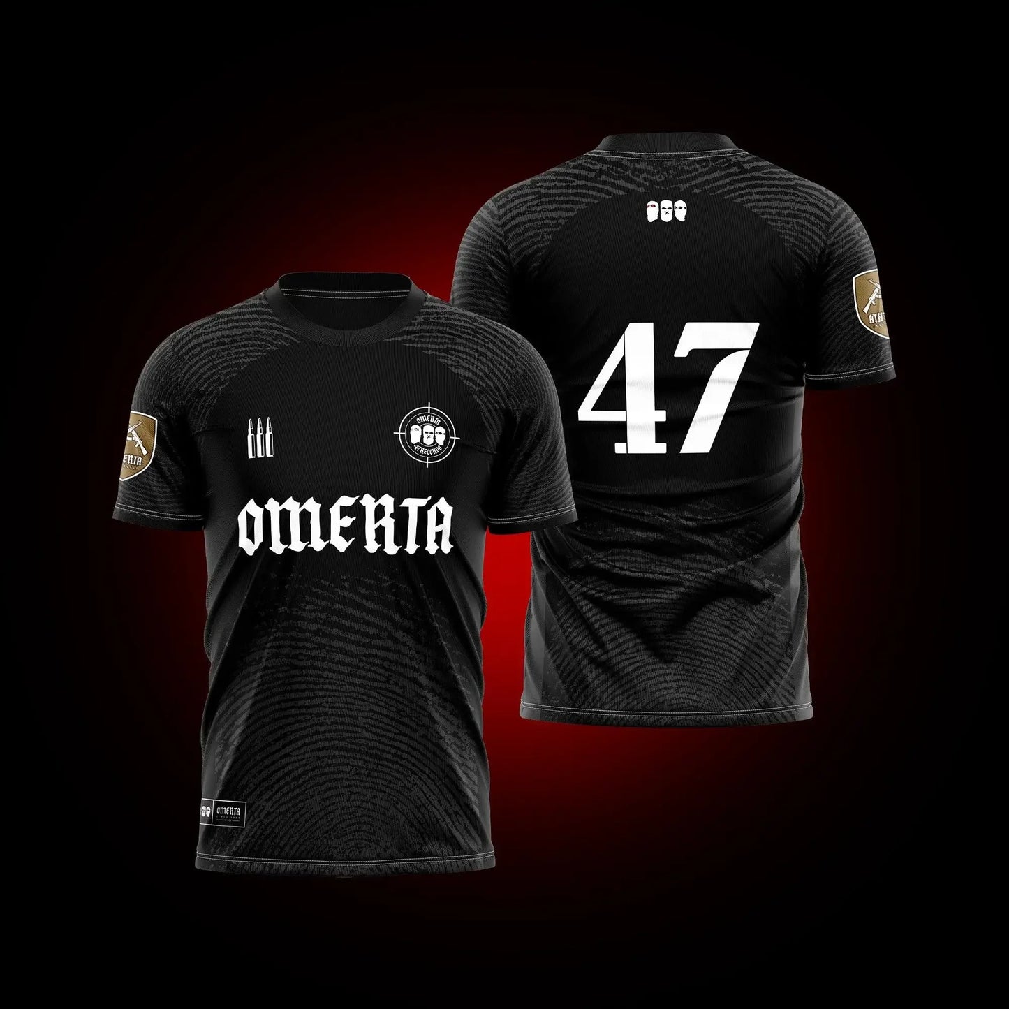 Men omerta summer football t shirt