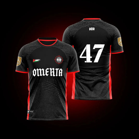 Men omerta summer football t shirt