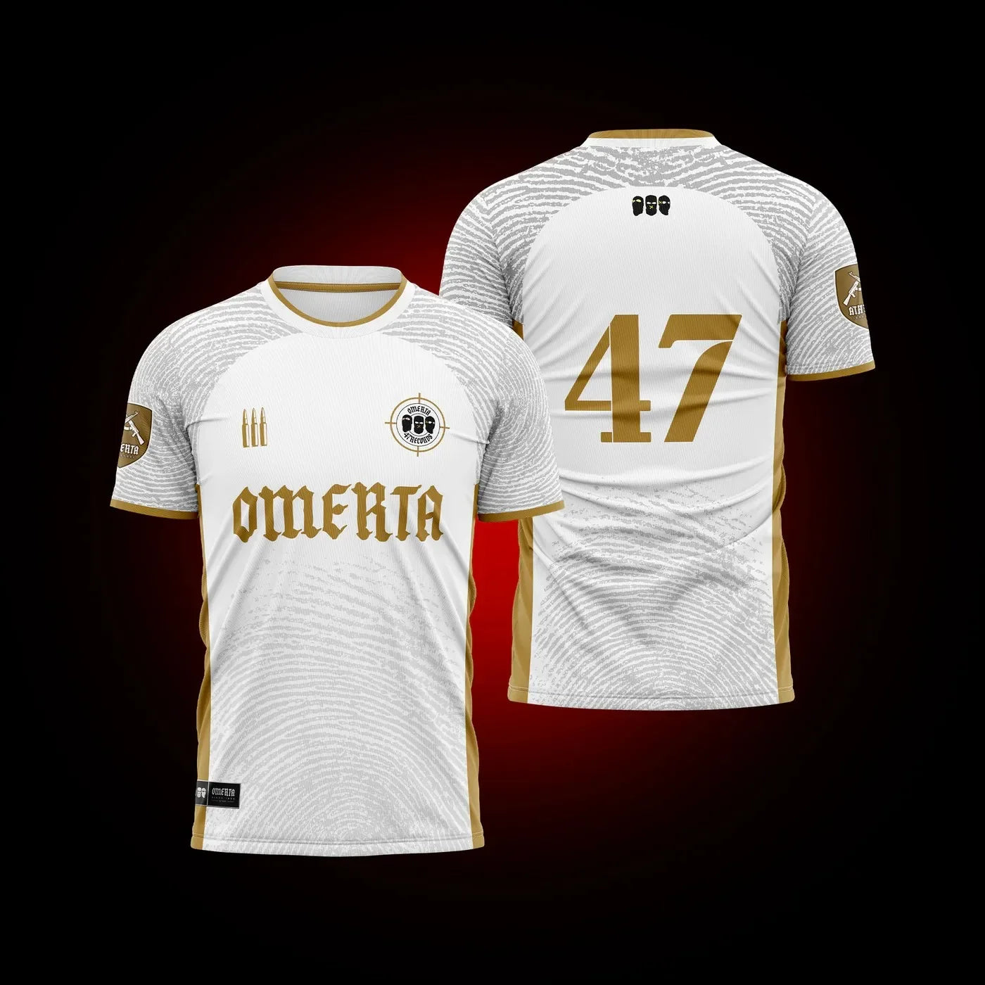 Men omerta summer football t shirt