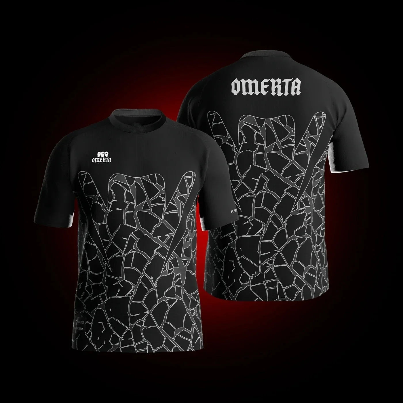 Men omerta summer football t shirt